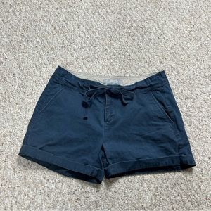 Gander Mountain Guide Series Blue Shorts Womens 4 Drawstring Chino Comfort 3.5"